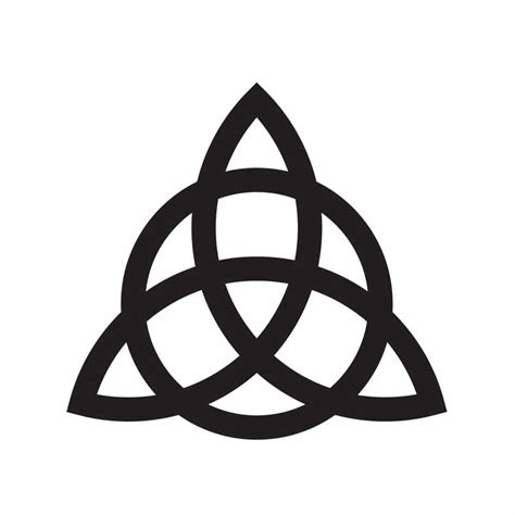 Wiccan significance of the triquetra symbol
